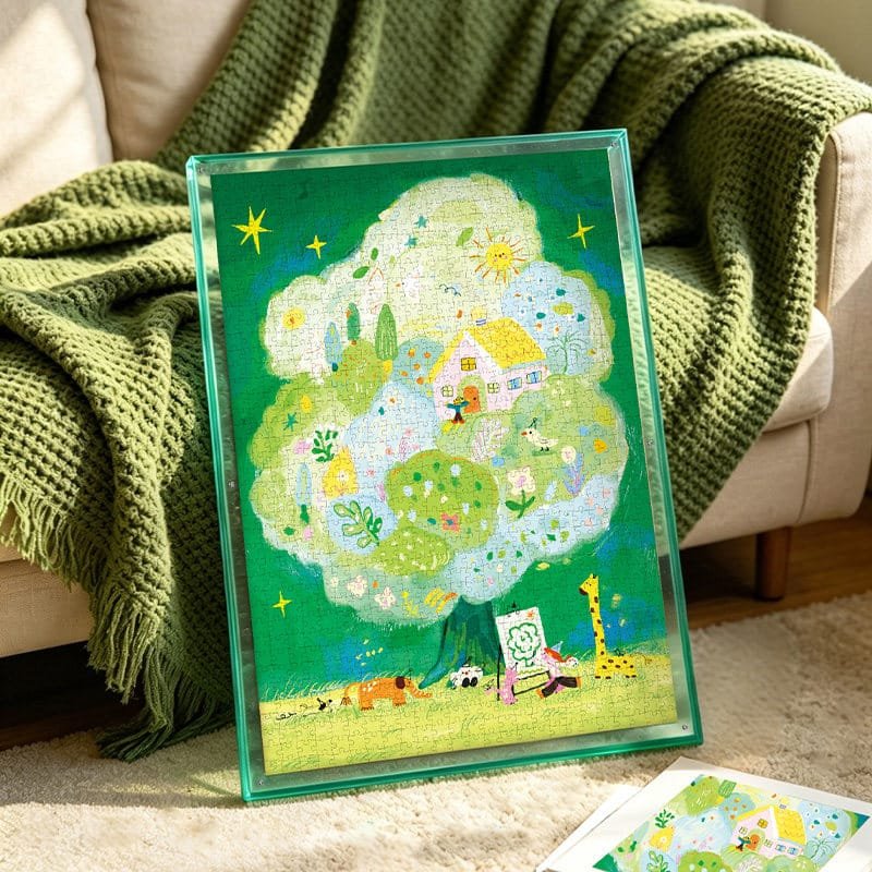Gill Lill-1000 Jigsaw Puzzle-Woodland Utopia