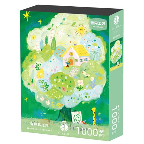 Gill Lill-1000 Jigsaw Puzzle-Woodland Utopia