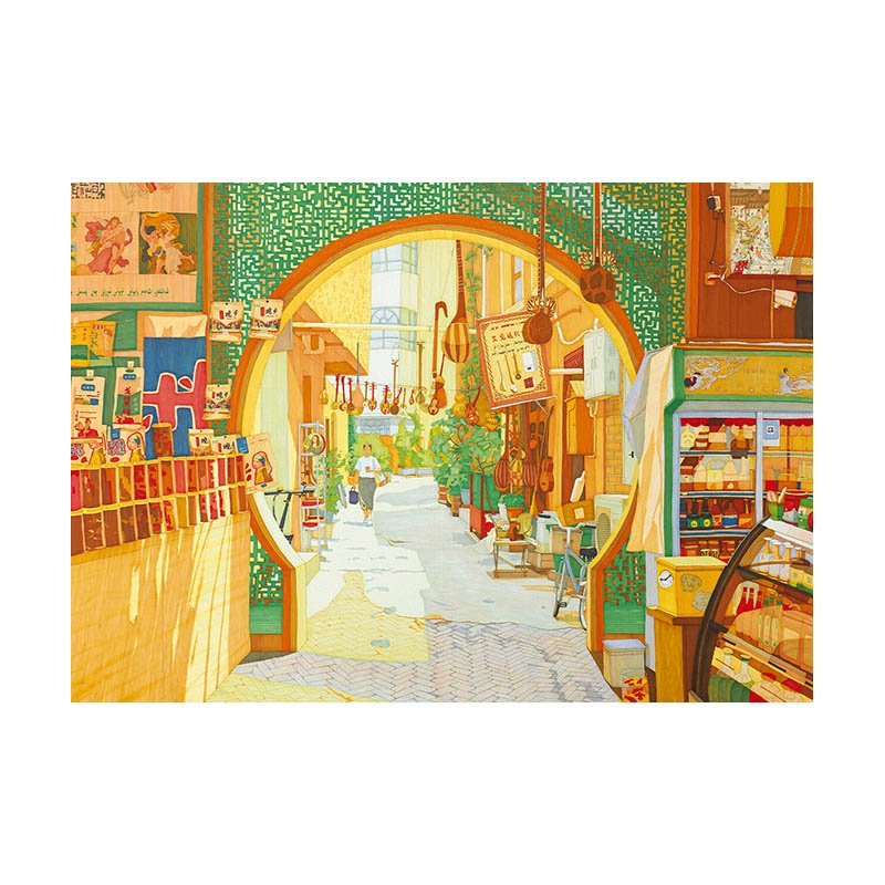 [Ship in Mid Sep, Early Bird Price Before Augest 30th]Watch Match-1000pcs Jigsaw Puzzle-Golden Folk Lane