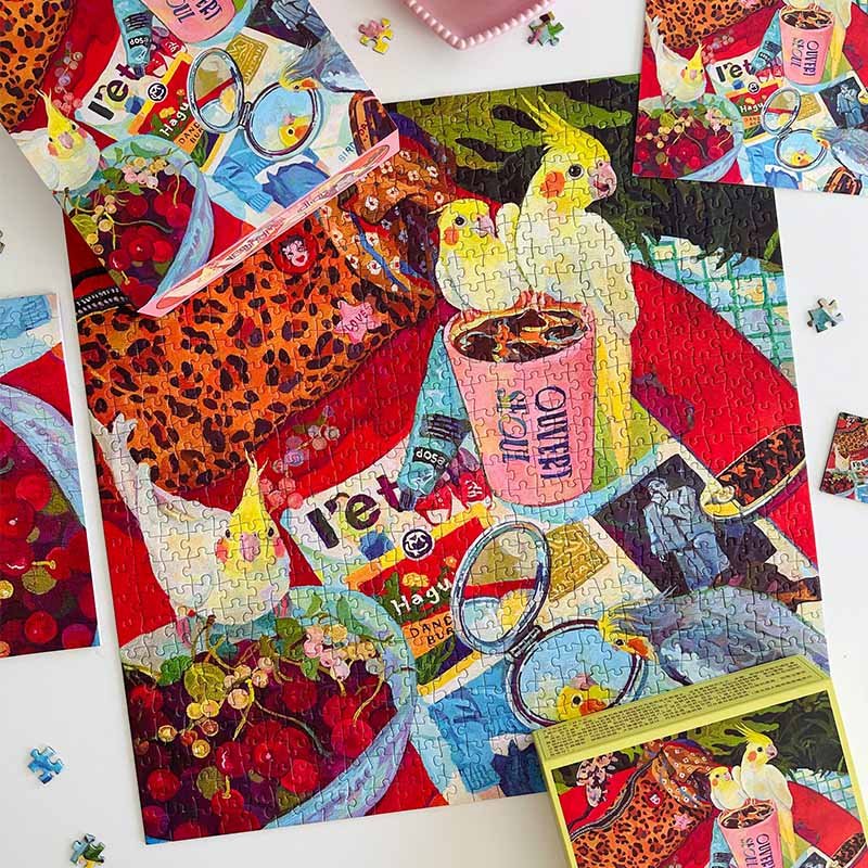 Hourglass Puzzle-Bird's Day-728pcs Jigsaw Puzzle
