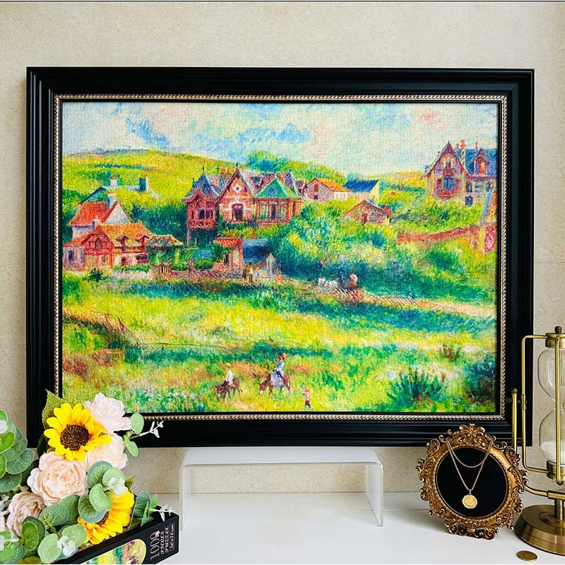 Hourglass Puzzle-Blanche Pearson Cottage, Pourville (1) Hourglass-1000pcs Jigsaw Puzzle-Blanche Pearson's Cottage, Pourville