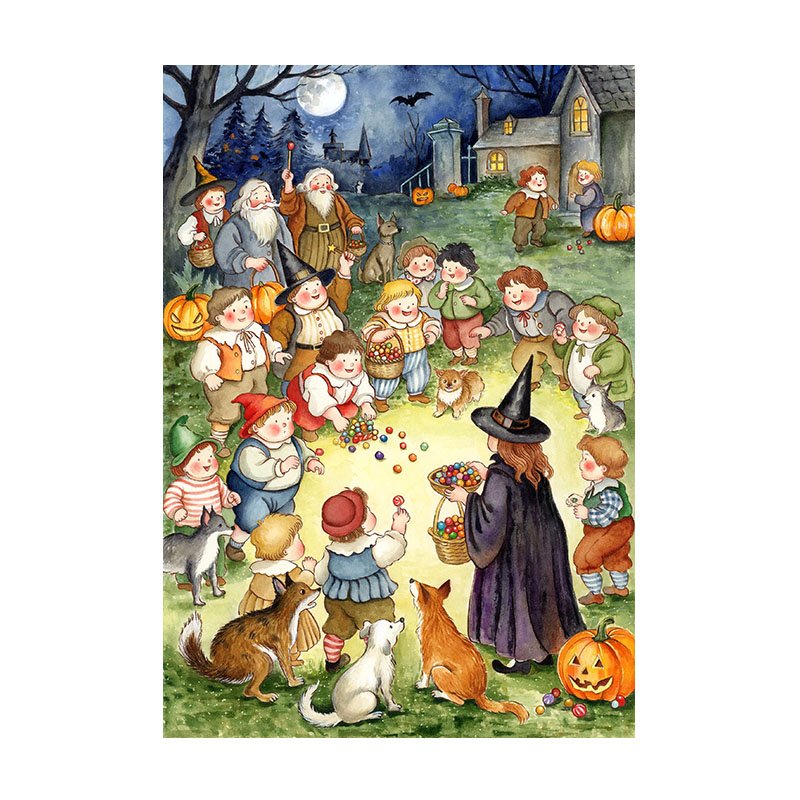 Ipin Puzzle-Pangfu Halloween IPIN-500pcs Jigsaw Puzzle-Pangfu Halloween Party