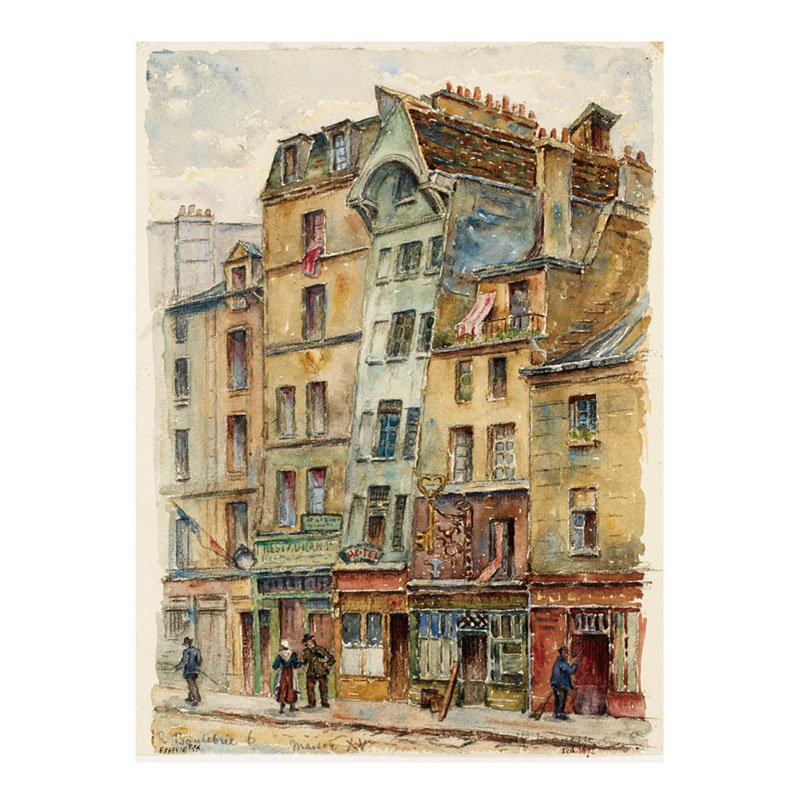 Kibifufu-Old House 6 Rue Boutebrie (2) Kibifufu-500pcs Jigsaw Puzzle-Kibifufu-Old House 6 Rue Boutebrie