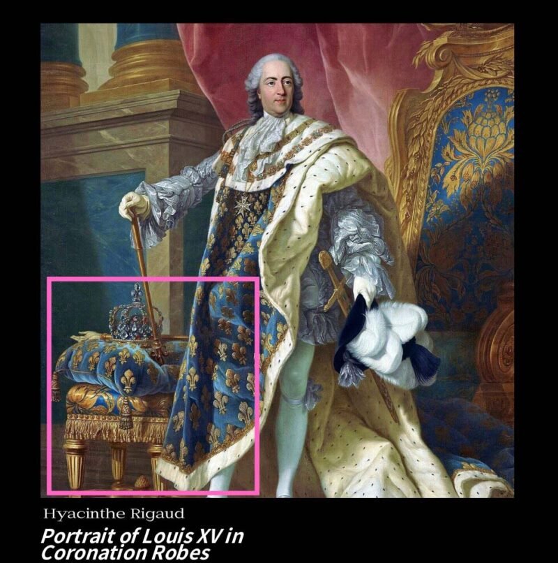 Komono-169pc Art Puzzle-The Fragmented Truth-Portrait of Louis XV in Coronation Robes