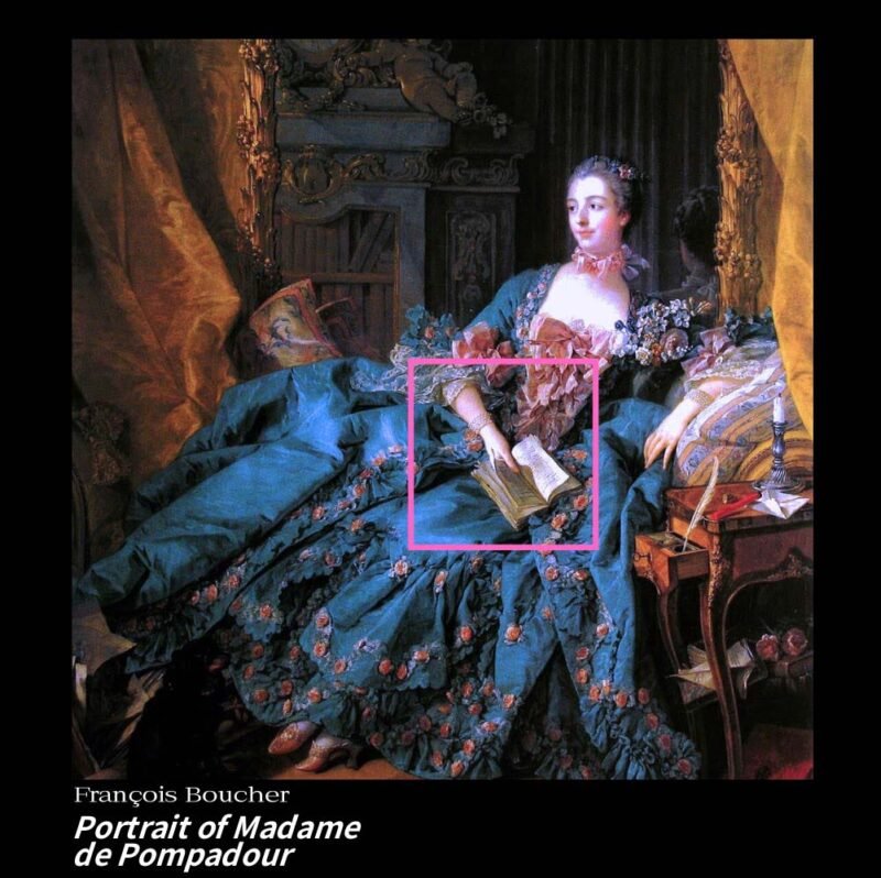 Komono-169pc Art Puzzle-The Fragmented Truth-Portrait of Madame De Pompadour