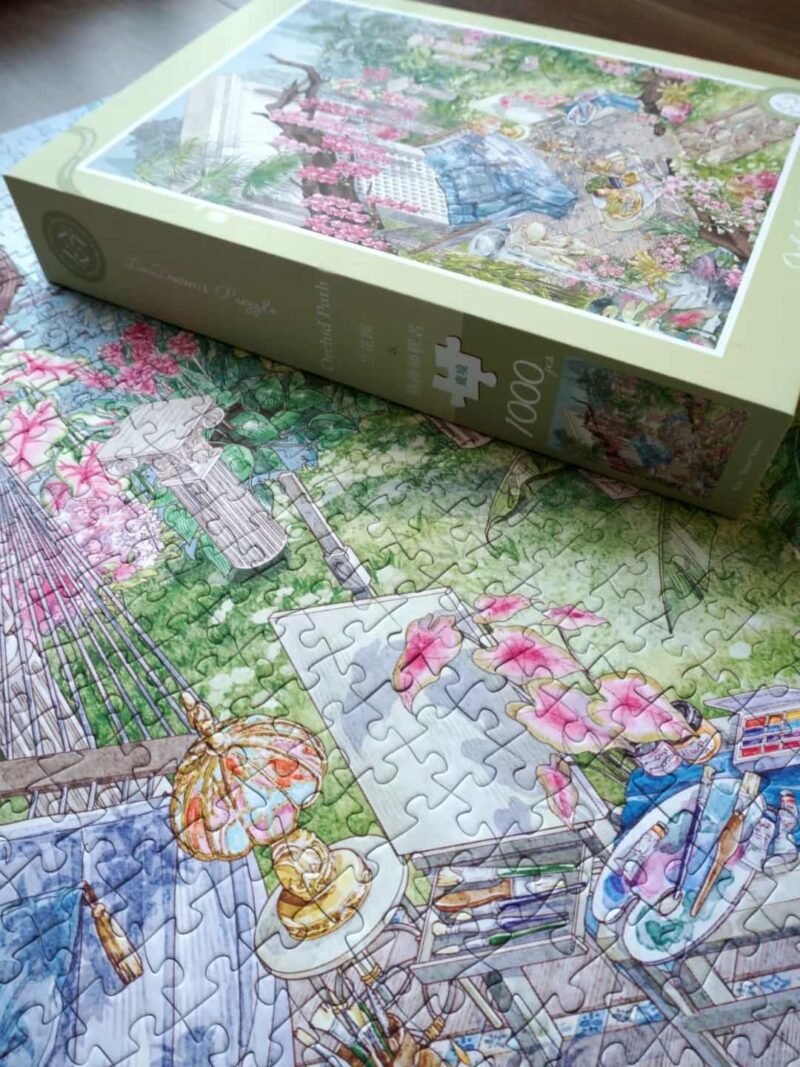 LOODREAM-Orchid Path-1000pcs Jigsaw Puzzle