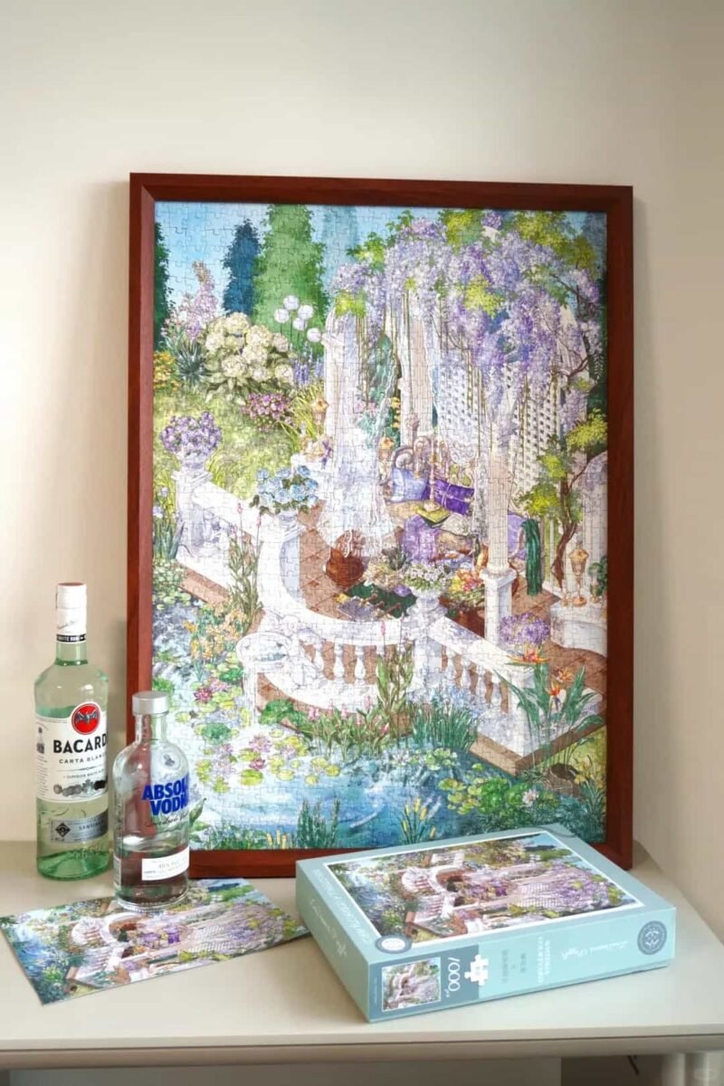 LOODREAM-Wisteria Courtyard-1000pcs Jigsaw Puzzle