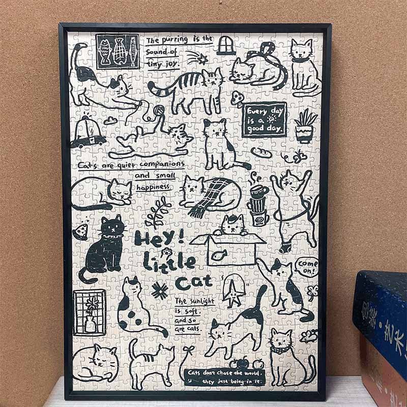 Meow Got a Plan1 TKX-500pcs Jigsaw Puzzle-Meow's Got a Plan