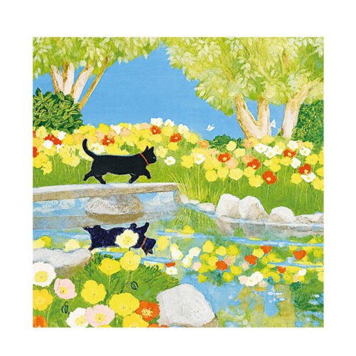 Momibook-Catwalk Through the Flowers-500 Piece Puzzle