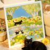Momibook-Catwalk Through the Flowers-500 Piece Puzzle