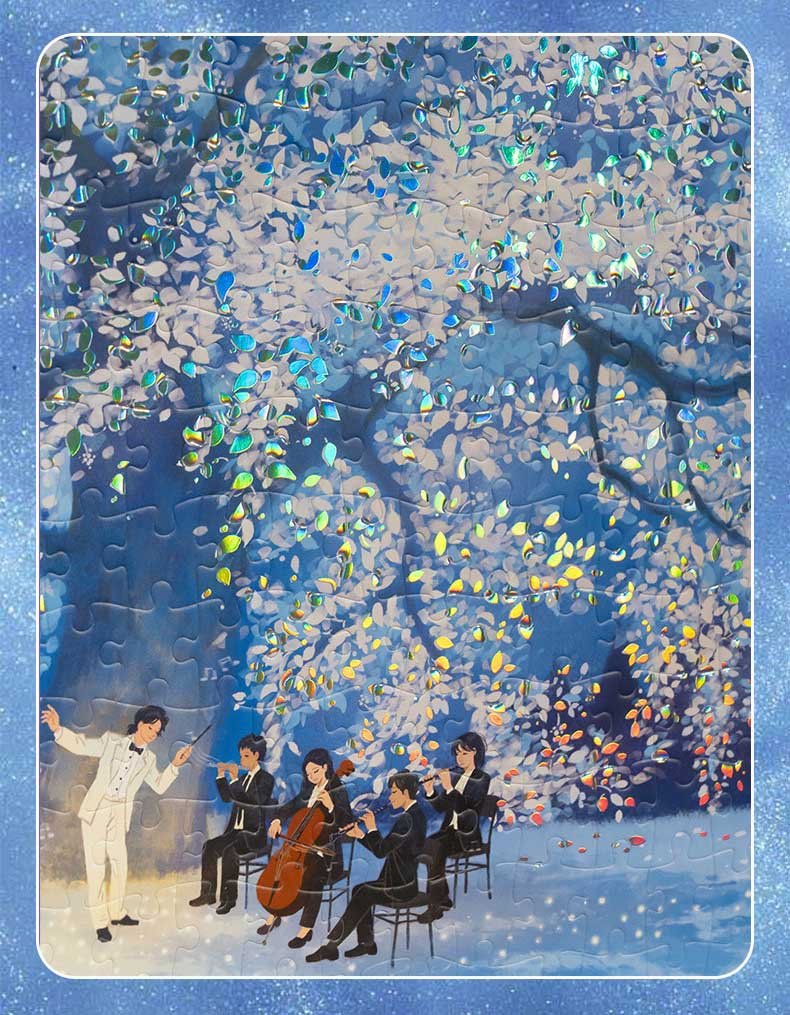 Momibook-Prelude to the Night (2) Momibook-Prelude to the Night-500 Piece Puzzle(Gold Foil)