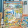 Momibook-Snoppy Summer (1) Momibook-1000 Piece Resin Jigsaw Puzzle-Snoppy Summer