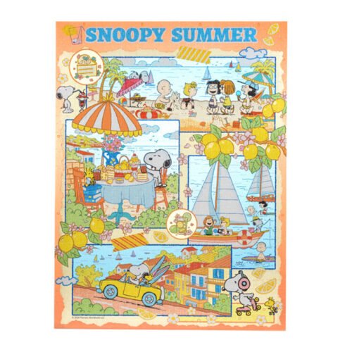 Momibook-1000 Piece Resin Jigsaw Puzzle-Snoppy Summer