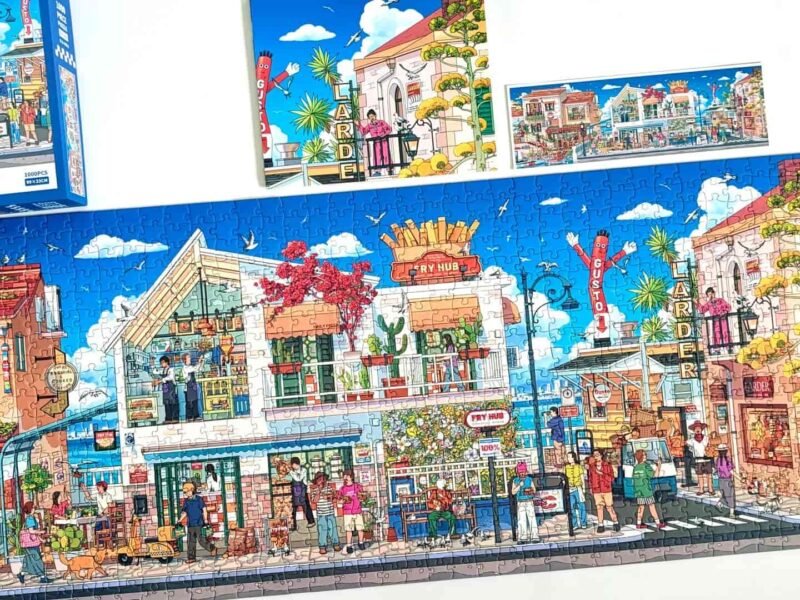 Ni Puzz-Chips by the Quay (1) Ni Puzz-1000pcs Jigsaw Puzzle-Chips by the Quay