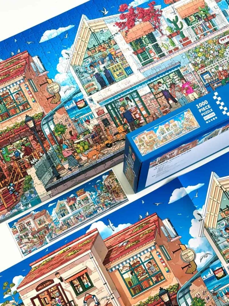 Ni Puzz-Chips by the Quay (3) Ni Puzz-1000pcs Jigsaw Puzzle-Chips by the Quay