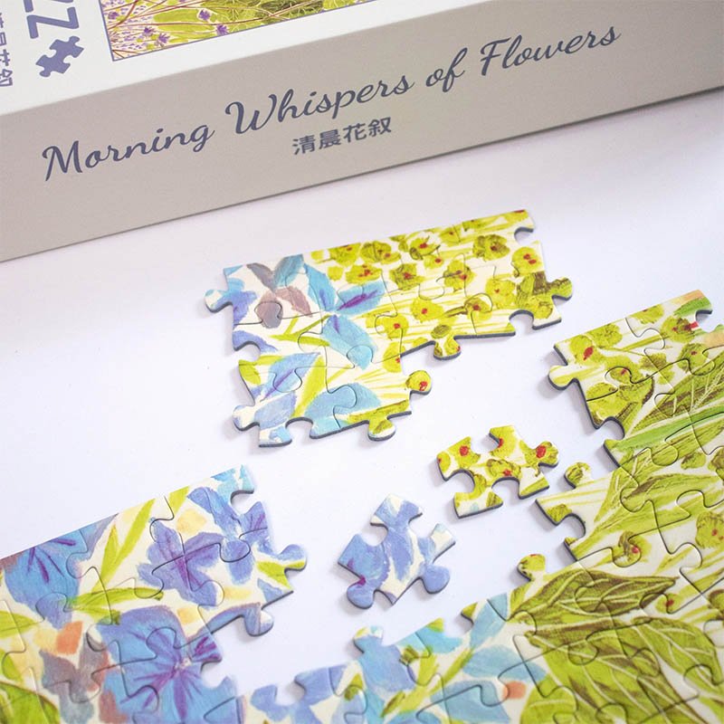Ni Puzz-Morning Whispers of Flowers (1) Ni Puzz-1000pcs Jigsaw Puzzle-Morning Whispers of Flowers