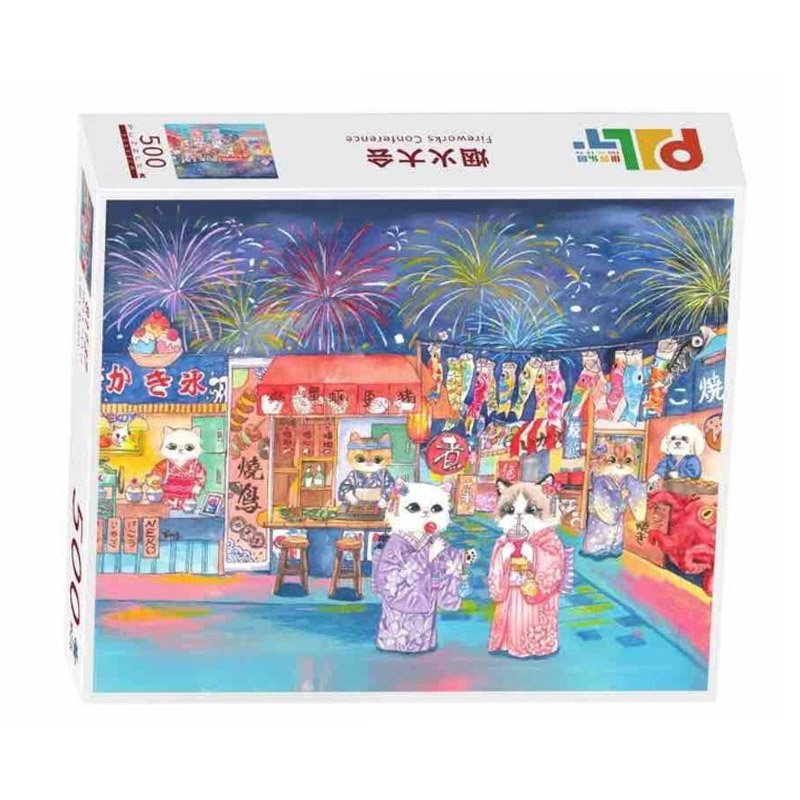 Discontinued-PJLT-500pcs Jigsaw Puzzle-Fireworks