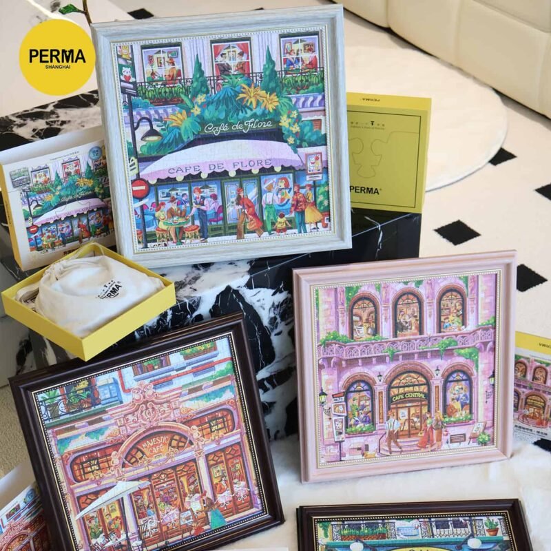 Perma Puzzle-321 Piece Irregular Cut-Cafe Chronicles Series