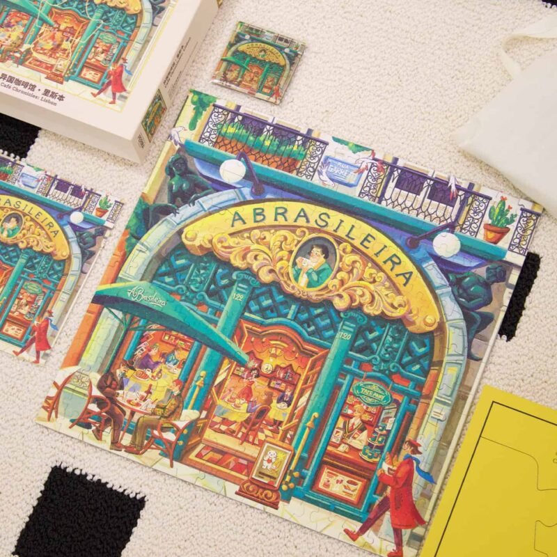 Perma Puzzle-321 Piece Irregular Cut-Cafe Chronicles Series