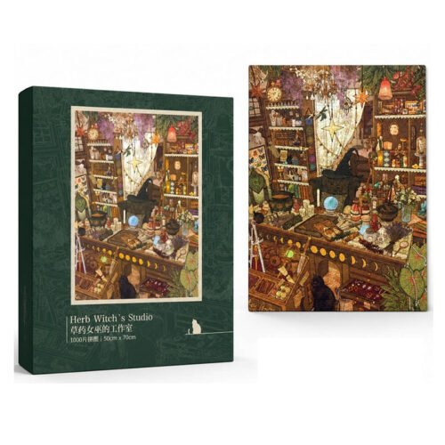 Slow Piece-Herb Witch's Studio-1000 Piece Puzzle