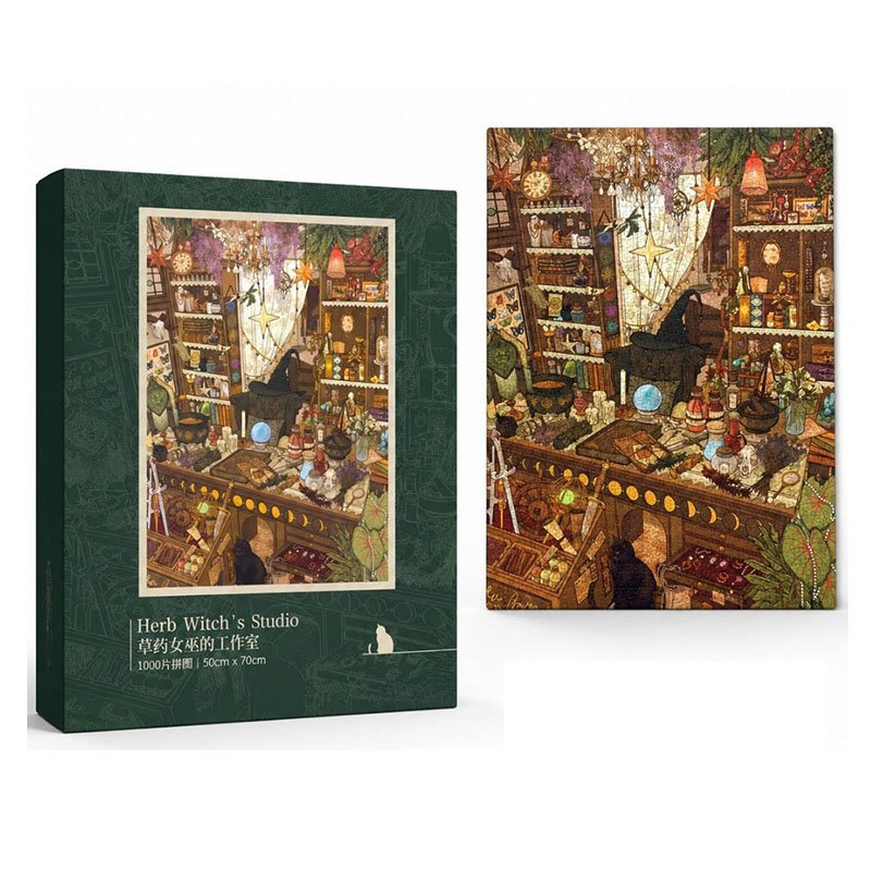 Slow Piece-Herb Witch's Studio-1000 Piece Puzzle