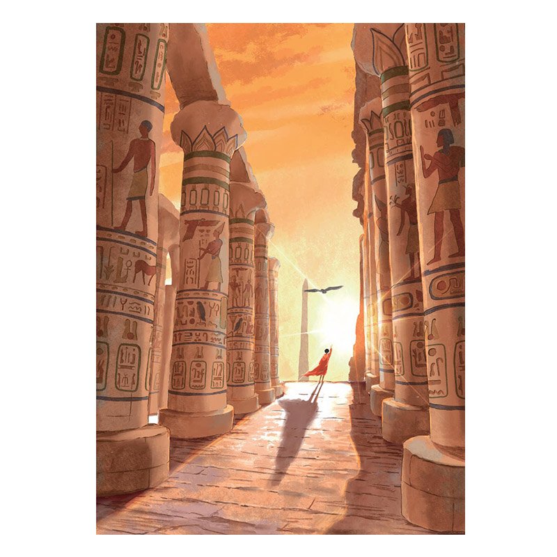 Slow Piece Puzzle-Karnak (1) Slow Piece-Karnak-500 Piece Puzzle