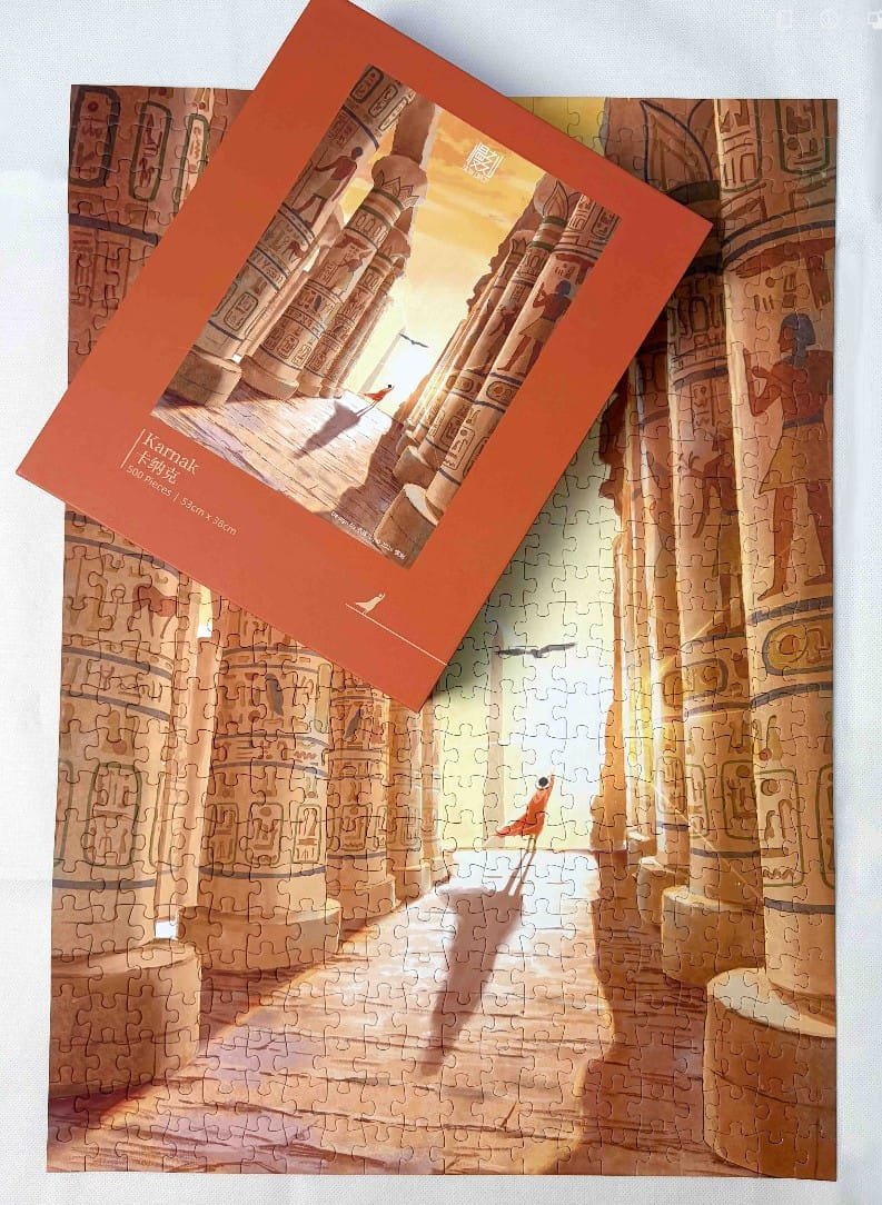 Slow Piece Puzzle-Karnak (2) Slow Piece-Karnak-500 Piece Puzzle