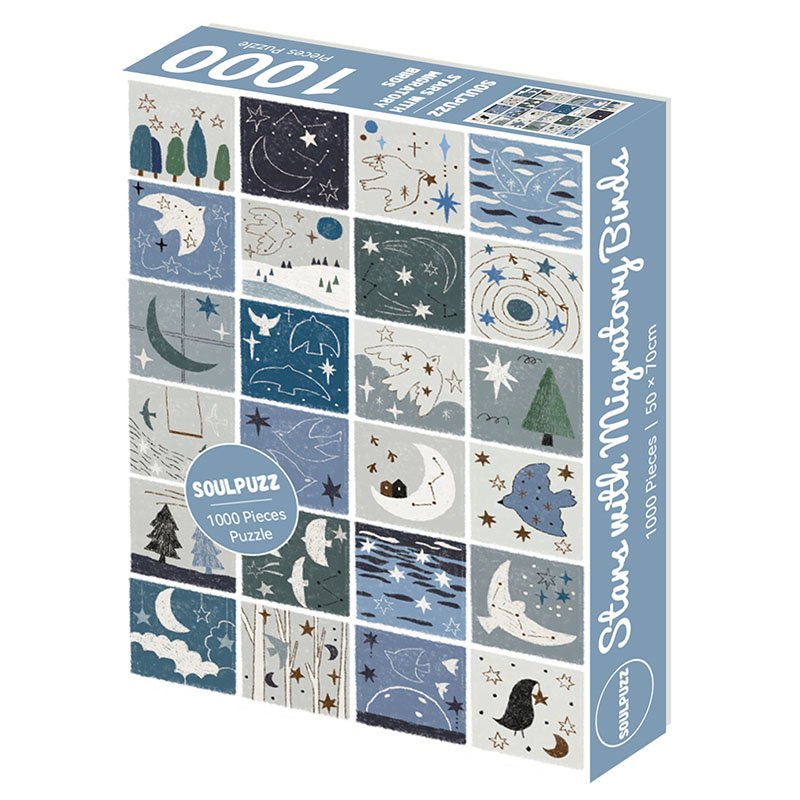 Soulpuzz-Stars with Migratory Birds (3) Soulpuzz-Stars with Migratory Birds-1000pcs Jigsaw Puzzle