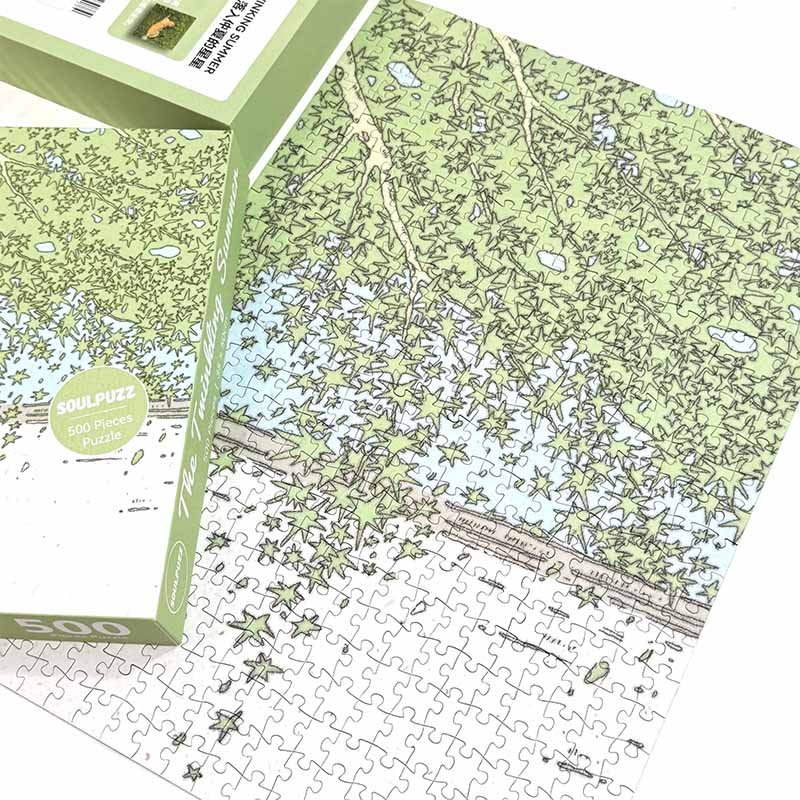 Soulpuzz-The Twinking Summer (3) Soulpuzz-500pcs Jigsaw Puzzle-The Twinking Summer