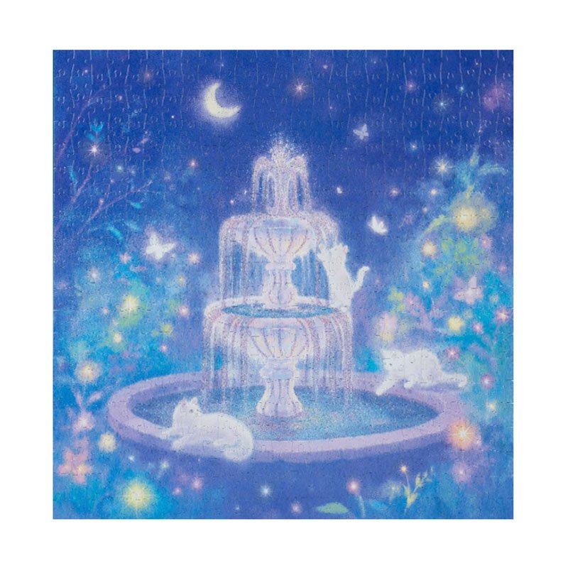 Starlit Wishing Fountain (2) Momibook-Starlit Wishing Fountain-500 Piece Puzzle(Glow in the dark)