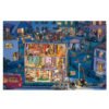 Momibook-Panoramic Visual Discovery-Busy Busy Town Series 1000pcs Puzzle-Town at Dusk