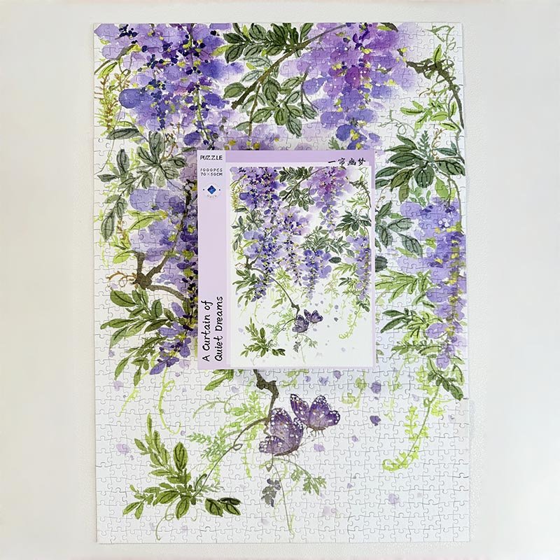 Tutudingdang-A Curtain of Quiet Dreams (2) TuTuDingDang-1000 Piece Puzzle-A Curtain of Quiet Dreams