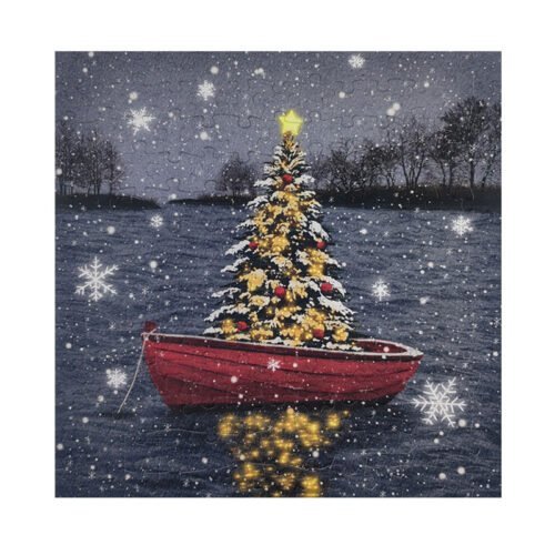 Winter Boat Comitok-169pcs Jigsaw Puzzle-Winter Boat