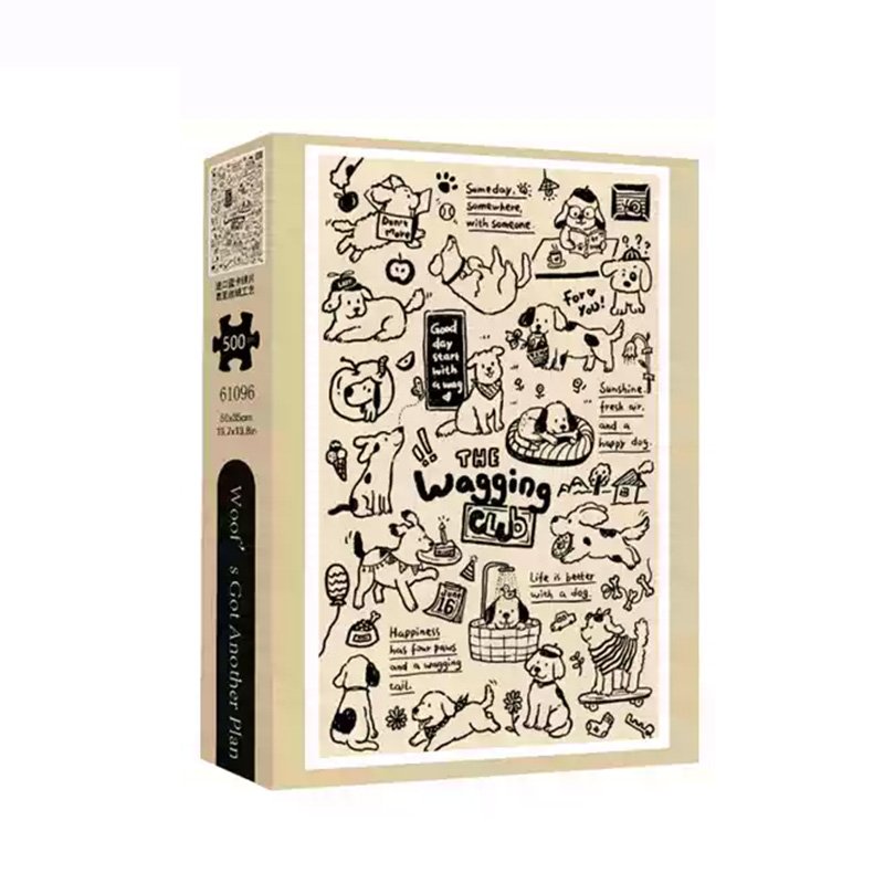 TKX-500pcs Jigsaw Puzzle-Woof's Got Another Plan