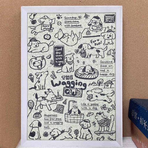 TKX-500pcs Jigsaw Puzzle-Woof's Got Another Plan