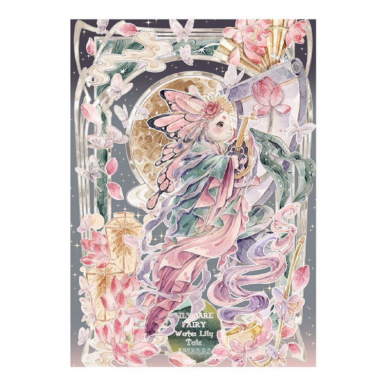 XCYM-Apsara Tara (1) XCYM-520pcs Jigsaw Puzzle-Rabbit Apsara Tara(3D UV Holographic Effect)
