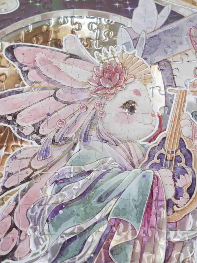 XCYM-Apsara Tara (3) XCYM-520pcs Jigsaw Puzzle-Rabbit Apsara Tara(3D UV Holographic Effect)