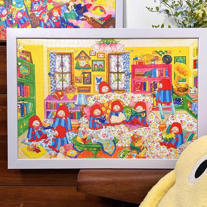 3djp/Pintoo-Plastic Jigsaw Puzzles 1134pcs-Showpiece L-Book Salon
