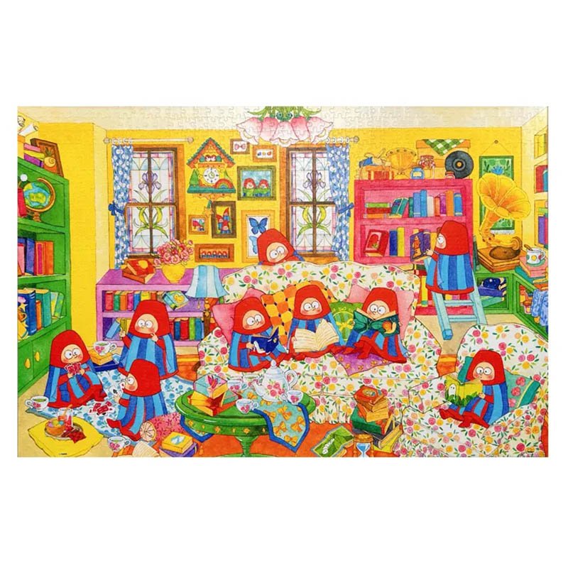 3djp/Pintoo-Plastic Jigsaw Puzzles 1134pcs-Showpiece L-Book Salon