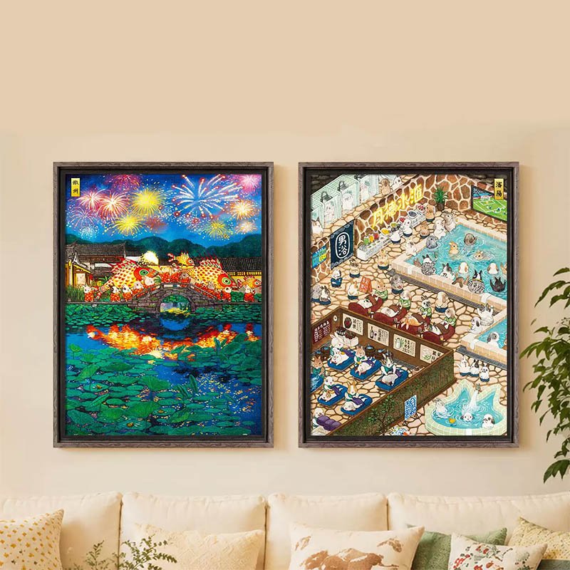 3djp-Travel-Chen Jing 3djp/Pintoo-Plastic Jigsaw Puzzles 1008pcs-Showpiece L-Travel in Hui Zhou
