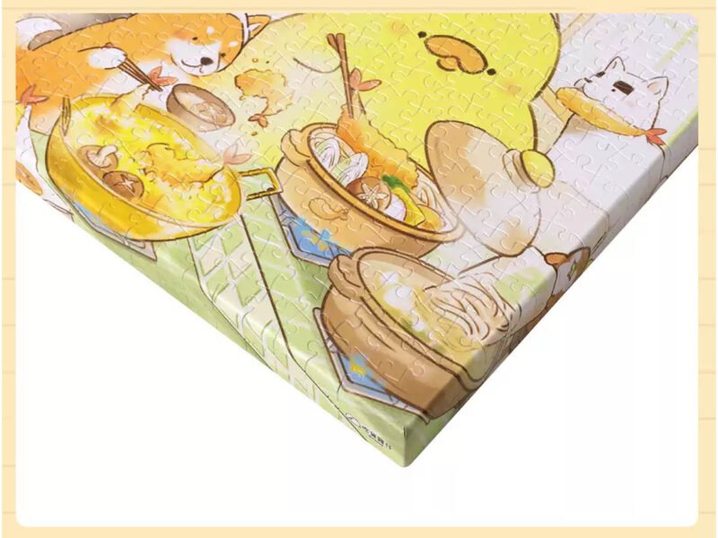 Concubine Chicken Eating Lychees (2) 3djp Jigsaw Puzzles For Adults 366pcs-Concubine Chicken Eating Lychees(with Built‑in Frame)