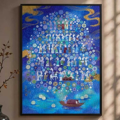Dance of Rabbits (1) Ber-Dance of Rabbits-1000pcs Jigsaw Puzzle