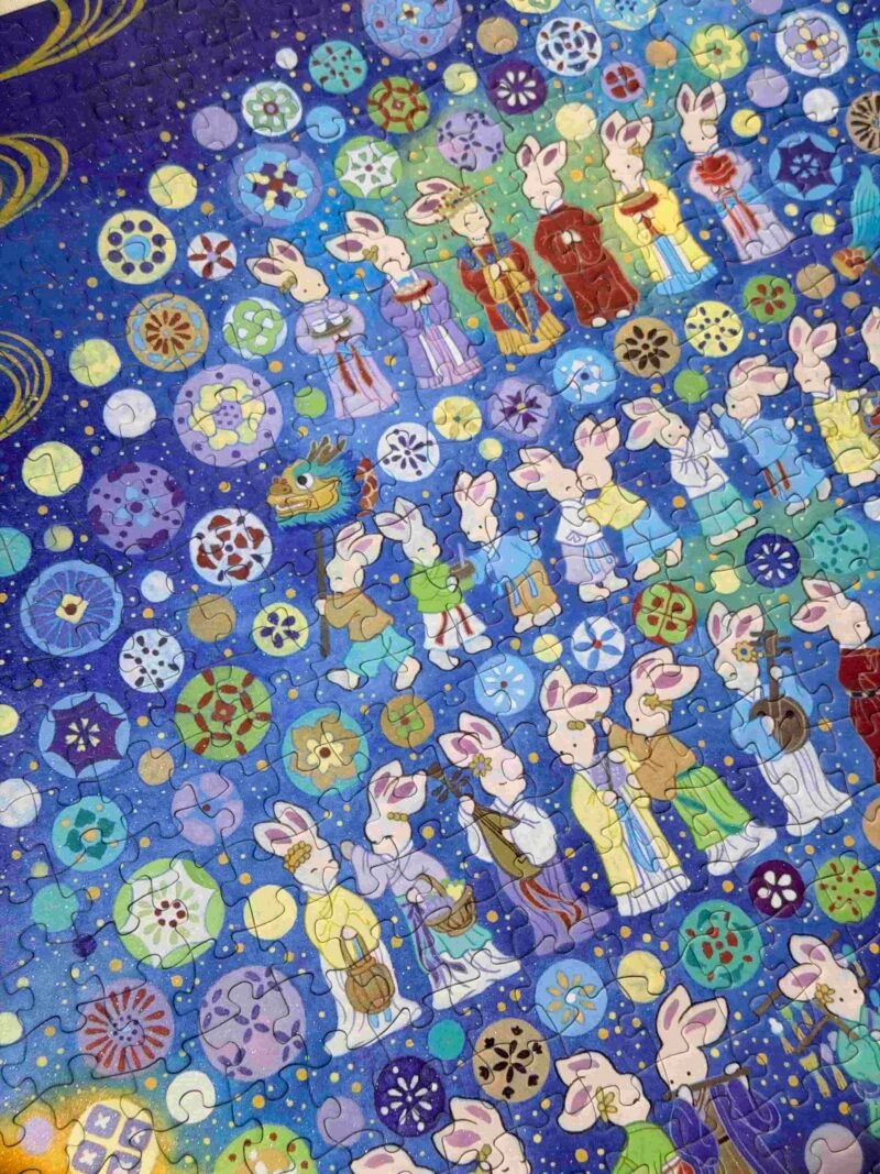Dance of Rabbits (2) Ber-Dance of Rabbits-1000pcs Jigsaw Puzzle