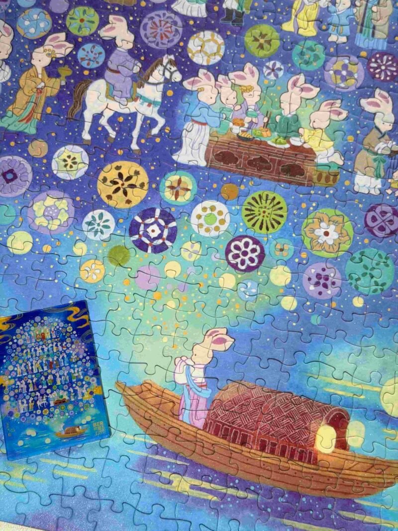 Dance of Rabbits (3) Ber-Dance of Rabbits-1000pcs Jigsaw Puzzle