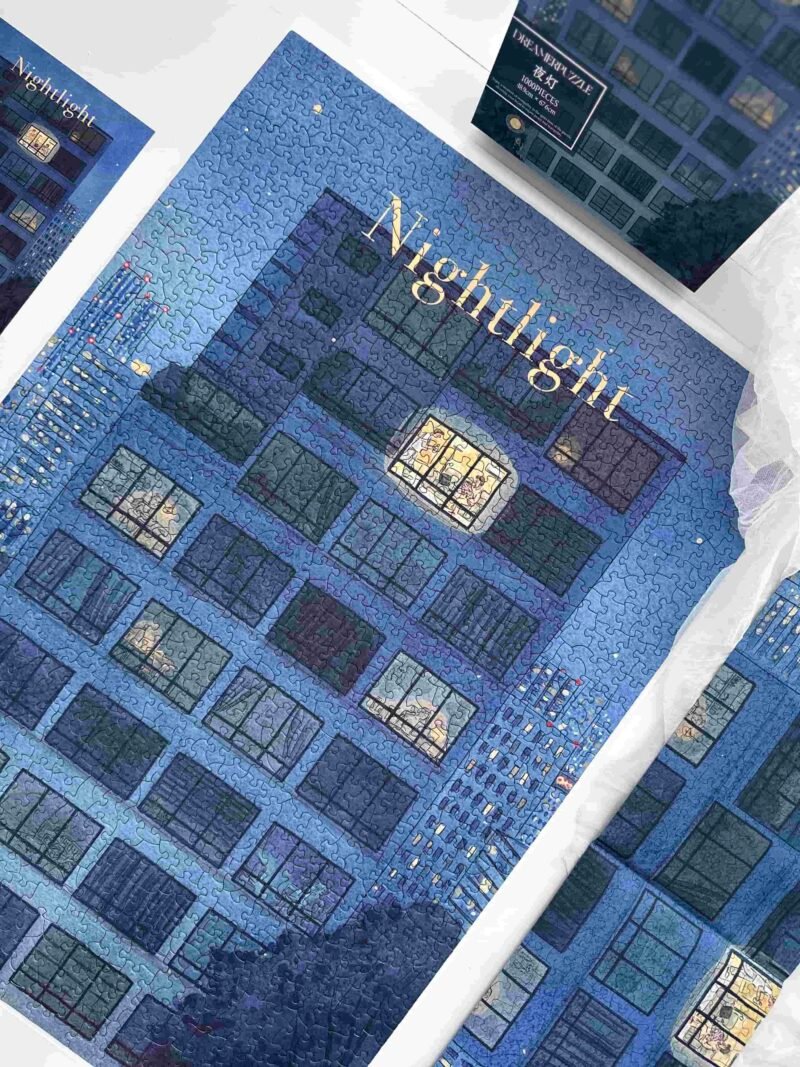Dreamer Puzzle-Irregular Cut-Nightlight (1) Dreamer Puzzle-1000pcs Irregular Cut Jigsaw Puzzle-Nightlight