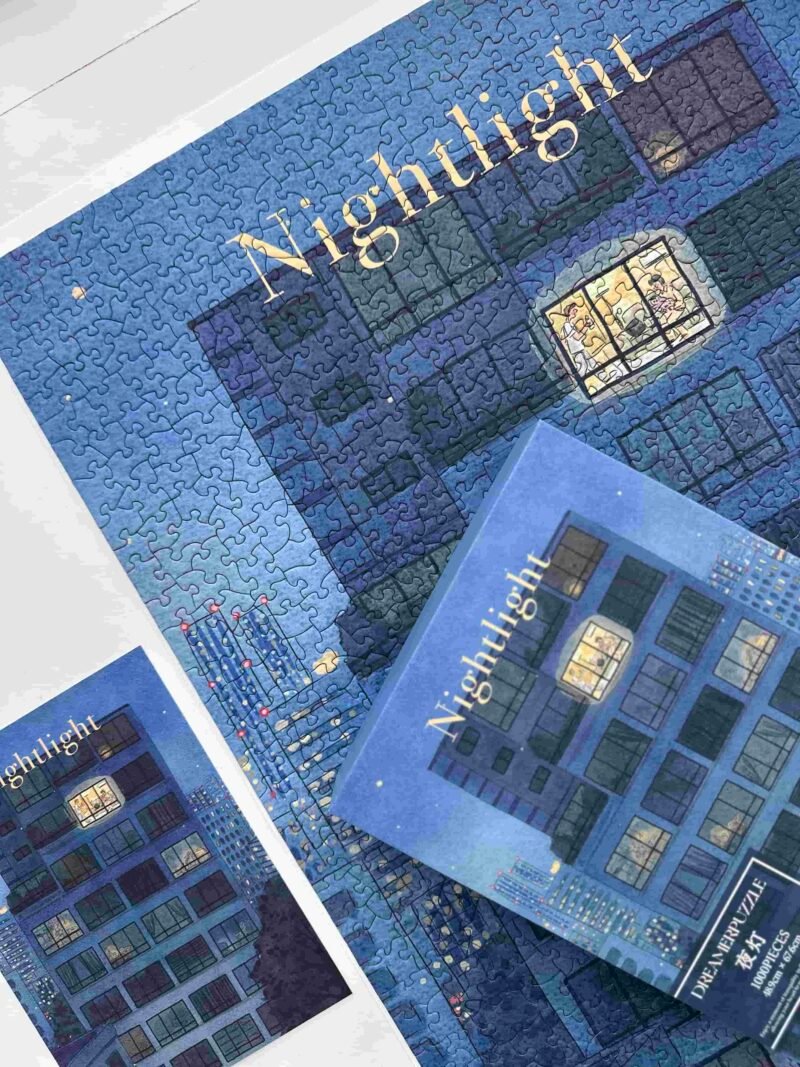 Dreamer Puzzle-Irregular Cut-Nightlight (2) Dreamer Puzzle-1000pcs Irregular Cut Jigsaw Puzzle-Nightlight