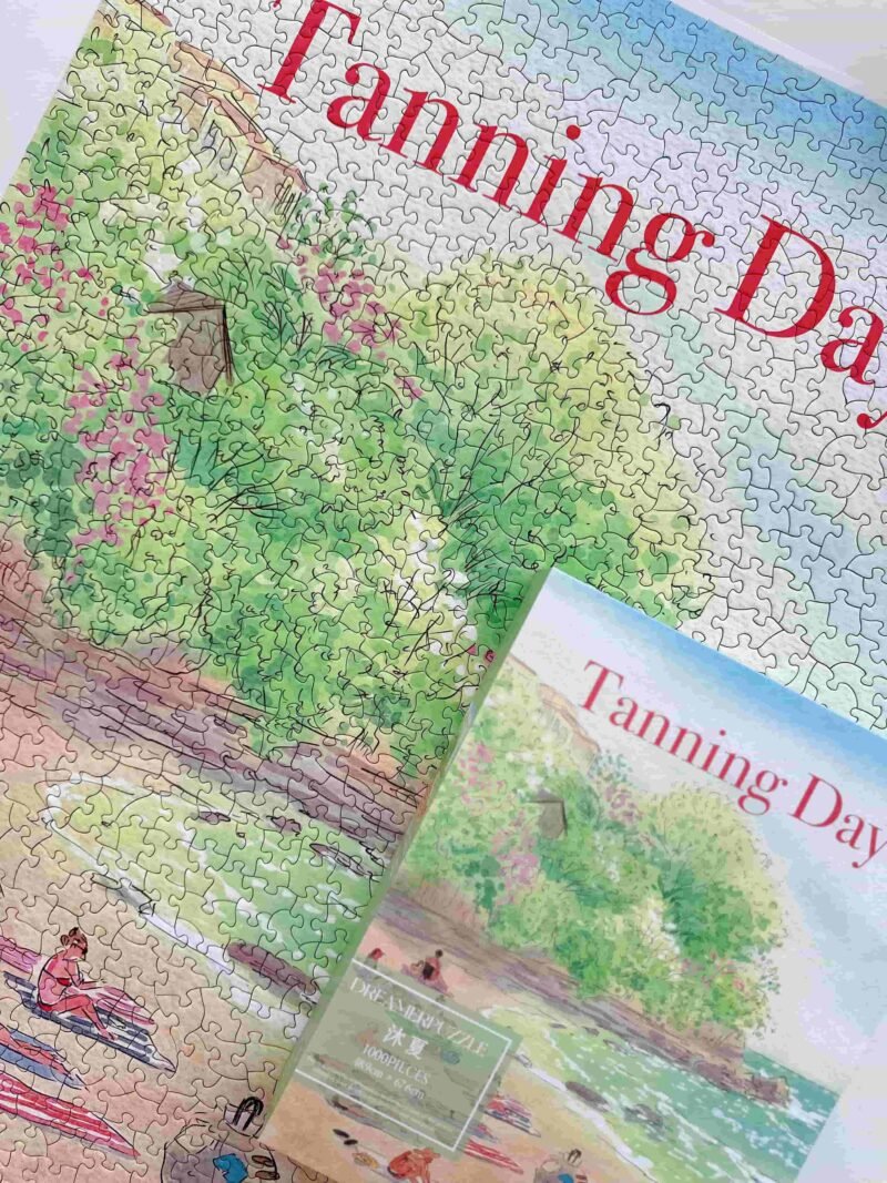 Dreamer Puzzle-Irregular Cut-Tanning Day (1) Dreamer Puzzle-1000pcs Irregular Cut Jigsaw Puzzle-Tanning Day