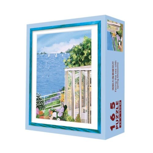 Facing the Sea with Spring Blossoms TuTuDingDang-165pcs Jigsaw Puzzle-Facing the Sea with Spring Blossoms