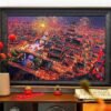 Fireworks over Wu-Yue (1) 3djp/Pintoo-Plastic Jigsaw Puzzles 1134pcs-Showpiece L-Fireworks over Wu Yue
