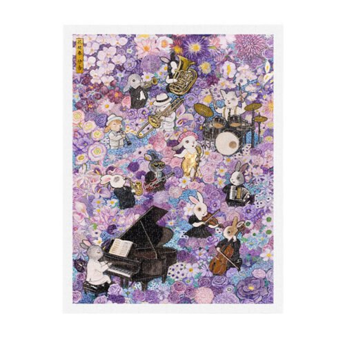 Floral Scroll-Wondrous Melody 3djp/Pintoo-1200pcs Plastic Jigsaw Puzzles-Floral Scroll-Wondrous Melody